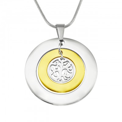 Circles of Love Necklace Tree - TWO TONE - - The Handmade ™