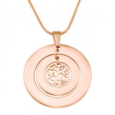 Circles of Love Necklace Tree - Rose Gold - The Handmade ™
