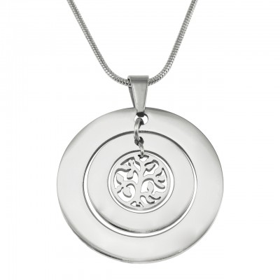 Circles of Love Necklace Tree - Silver - The Handmade ™