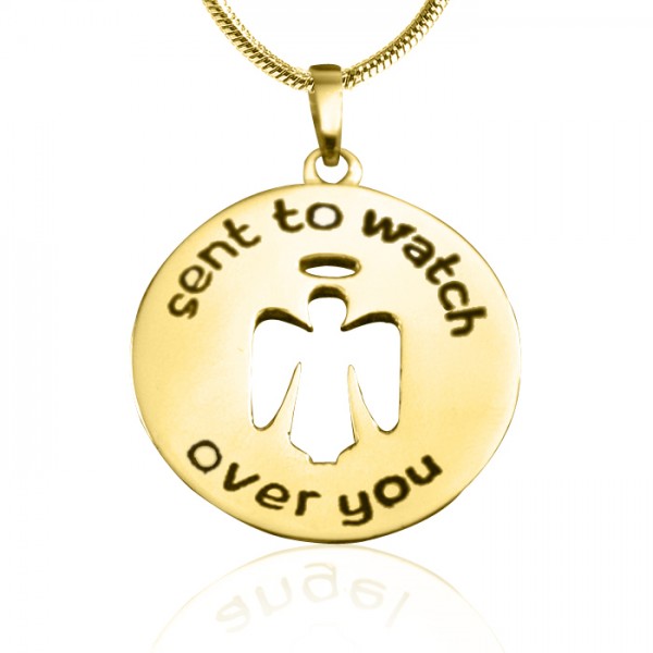 Guardian Angel Necklace 2 - Gold - The Handmade ™