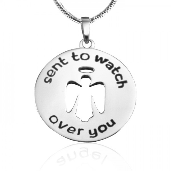 Guardian Angel Necklace 2 - Silver - The Handmade ™