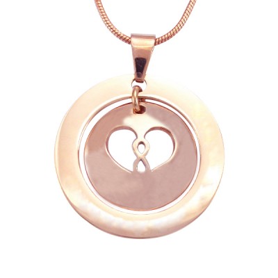 Infinity Dome Necklace - Rose Gold - The Handmade ™