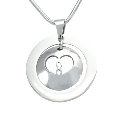 Infinity Dome Necklace - Silver - The Handmade ™