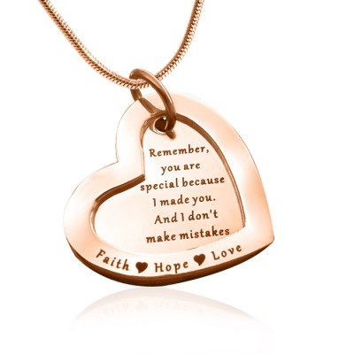 Love Forever Necklace - Rose Gold - The Handmade ™