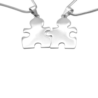 Puzzle Necklace - Silver - The Handmade ™