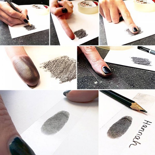 Pattened FingerPrint Circle Pendant - The Handmade ™