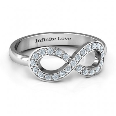 Accented Infinity Ring - The Handmade ™