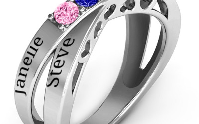 Across My Heart 4-Stone Ring: Personalised Gold Jewellery & Our Craft