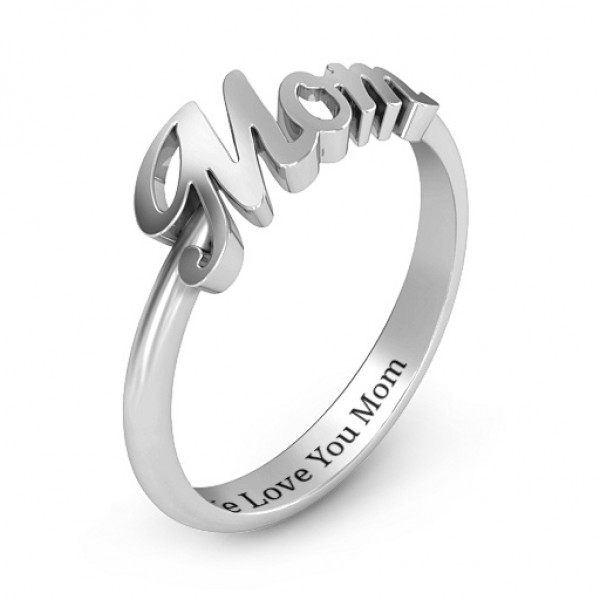 All About Mom Name Ring - The Handmade ™