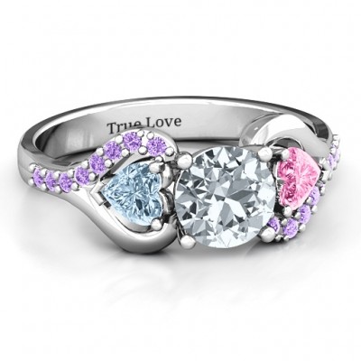 Blast of Love Ring with Accents - The Handmade ™