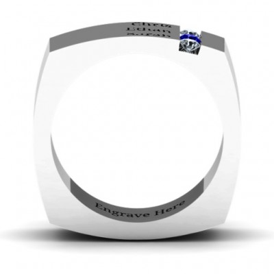 Cache Square-shaped Gemstone Men's Ring - The Handmade ™