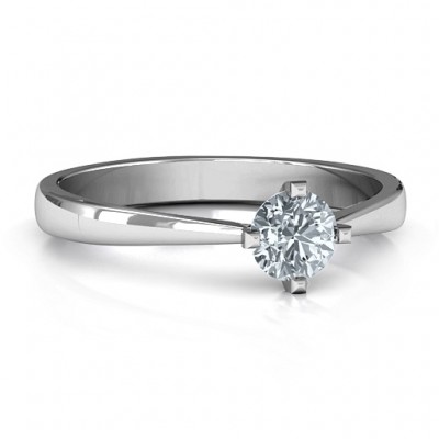 Classic Round Solitaire Ring - The Handmade ™
