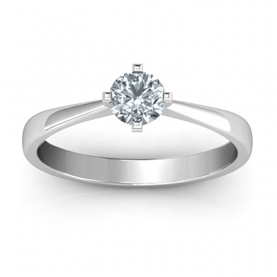 Classic Round Solitaire Ring - The Handmade ™