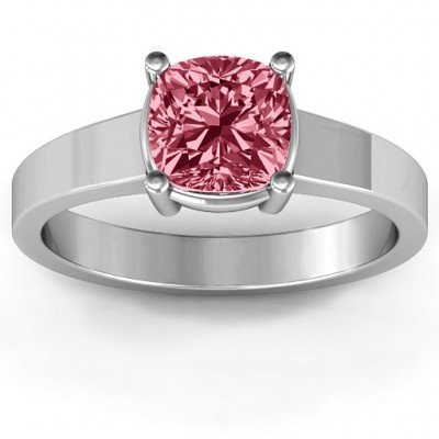 Cushion Cut Solitaire Ring - The Handmade ™