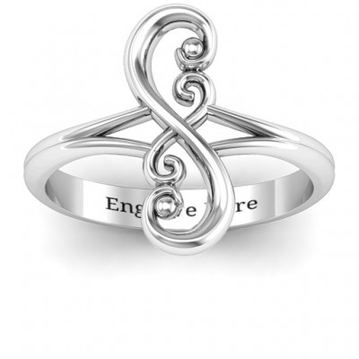 Flourish Infinity Ring - The Handmade ™