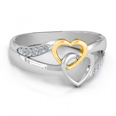 Forever Linked Hearts Ring - The Handmade ™