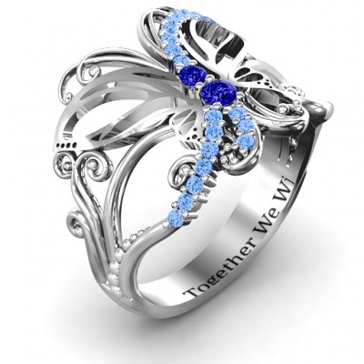 Glimmering Butterfly Ring - The Handmade ™