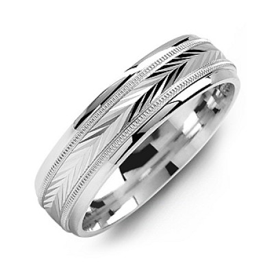 Harvest of Love Milgrain Men's Ring - The Handmade ™
