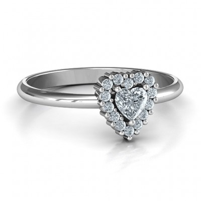 Heart with Halo Promise Ring - The Handmade ™