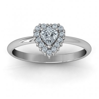 Heart with Halo Promise Ring - The Handmade ™