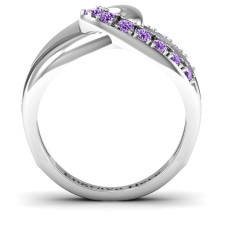 Infinity Embrace Ring: Handmade, Personalised Gold & Silver