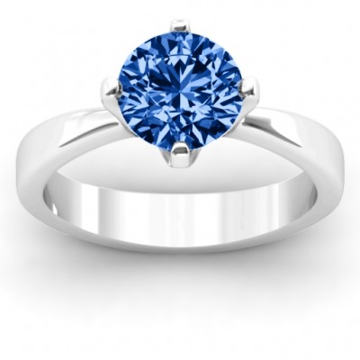 Large Stone Solitaire Ring - The Handmade ™