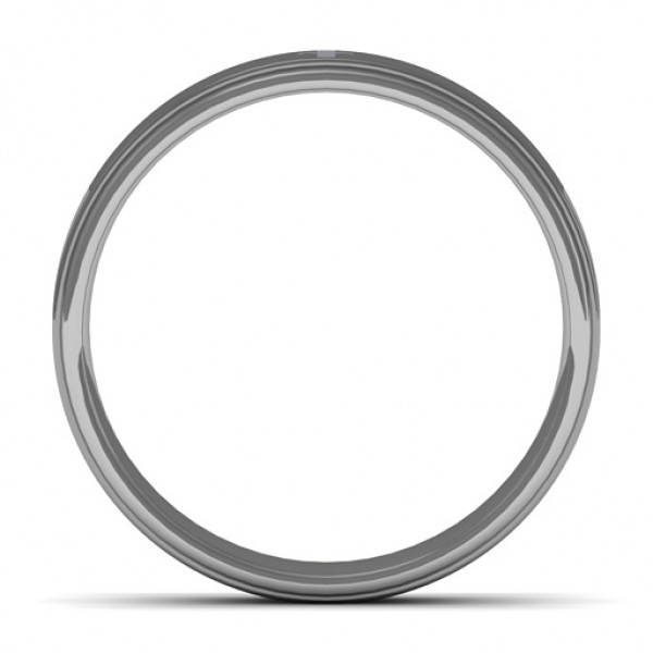 Men's Cross and Brushed Centre Tungsten Ring - The Handmade ™