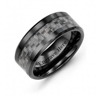 Men's Nightfall Ceramic Ring - The Handmade ™