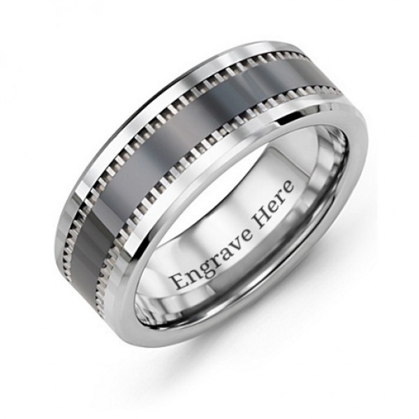 Men's Trail Tungsten Ring - The Handmade ™