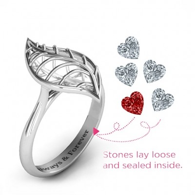 Mint to Be Cage Leaf Ring - The Handmade ™