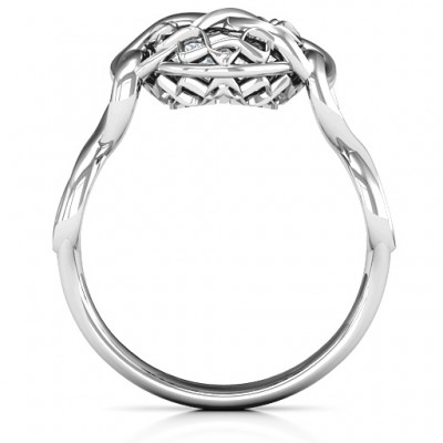 My Infinite Love Caged Hearts Ring - The Handmade ™