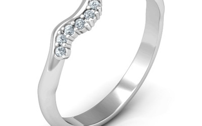 Solitaire Infinity Shadow Band: Handmade Elegance & Perfect Companion