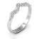 Solitaire Infinity Shadow Band: Handmade Elegance & Perfect Companion