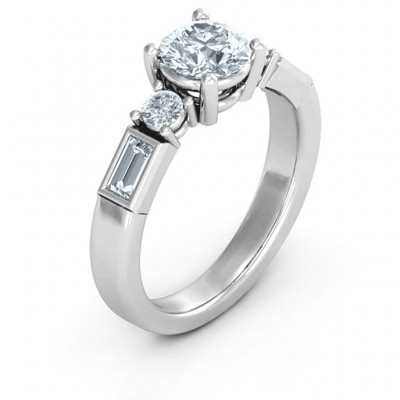 Silver Andrea Engagement Ring - The Handmade ™