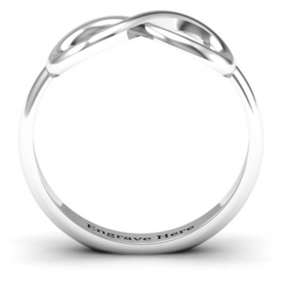 Silver Classic Infinity Ring - The Handmade ™