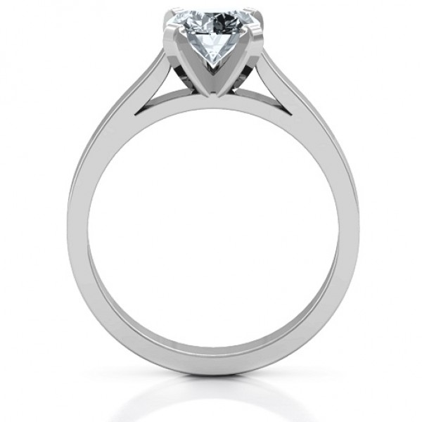 Silver Classic Solitaire Ring - The Handmade ™