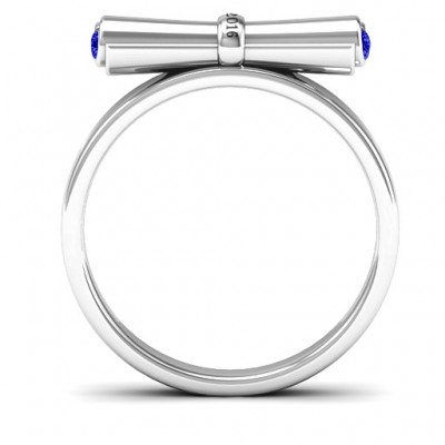 Silver Diploma Scroll Graduation Ring - The Handmade ™