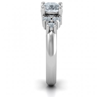 Silver Flourish Engagement Ring - The Handmade ™