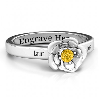 Silver Flourish Rose Ring - The Handmade ™