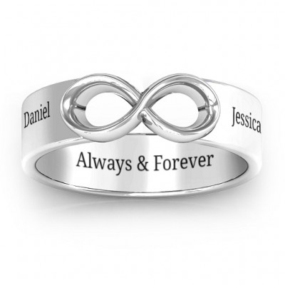 Silver Men's Expression of Infinity Band - The Handmade ™