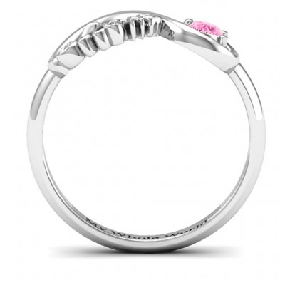 Silver Mom's Infinity Bond Ring - The Handmade ™