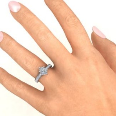 Silver Shining in Love Ring - The Handmade ™
