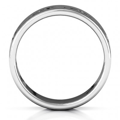 Silver Sun Salutation Pose Ring - The Handmade ™