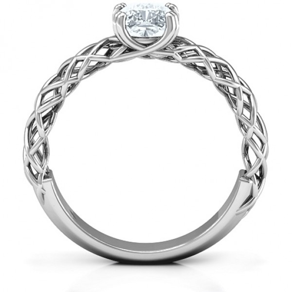 Silver Tangled in Love Ring - The Handmade ™