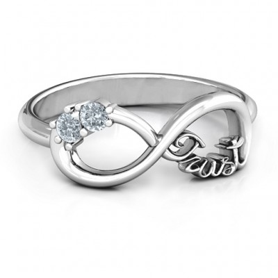 Silver Trust Infinity Ring - The Handmade ™