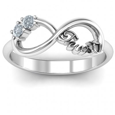 Silver Trust Infinity Ring - The Handmade ™