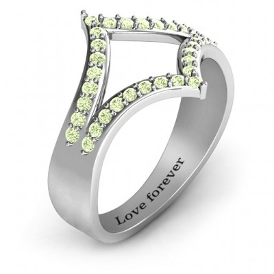 Symmetrical Sparkle Ring - The Handmade ™