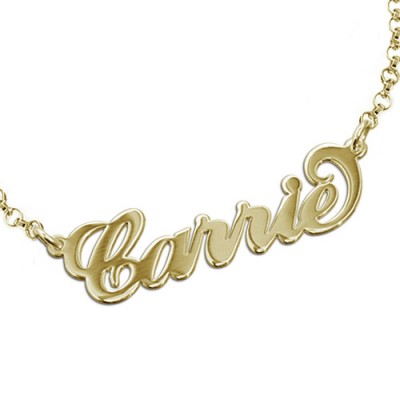 Gold or Silver "Carrie" Name Bracelet - The Handmade ™
