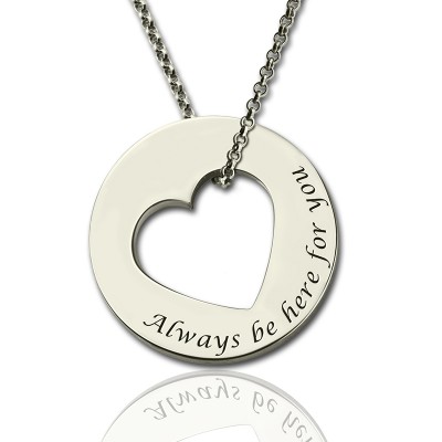 Promise Necklace For Her Silver - The Handmade ™