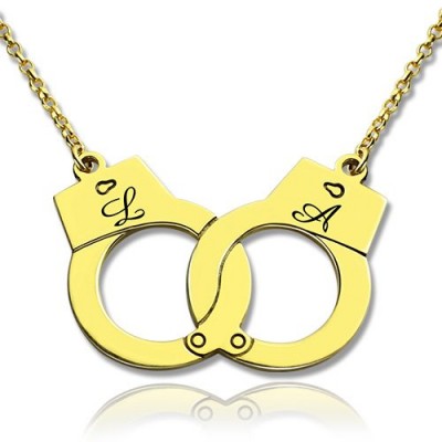 Handcuff Necklace Gold - The Handmade ™
